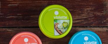 Извара Violette: модерна и здравословна закуска Крема сирене Violette 400 гр